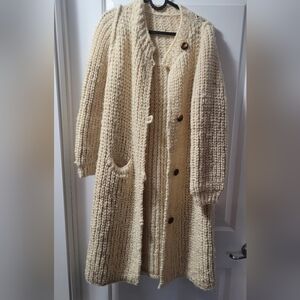 Handmade vintage wool jacket/cardigan